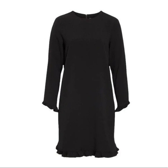 Ganni Dress Clark Mini Black Size XS NWT - Picture 12 of 12